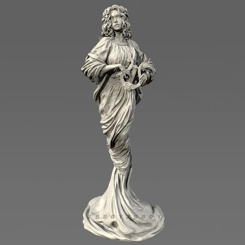 75mm Classical Female, Resin Model Bust Kit, Fantasy Theme, Unassembled and Unpainted