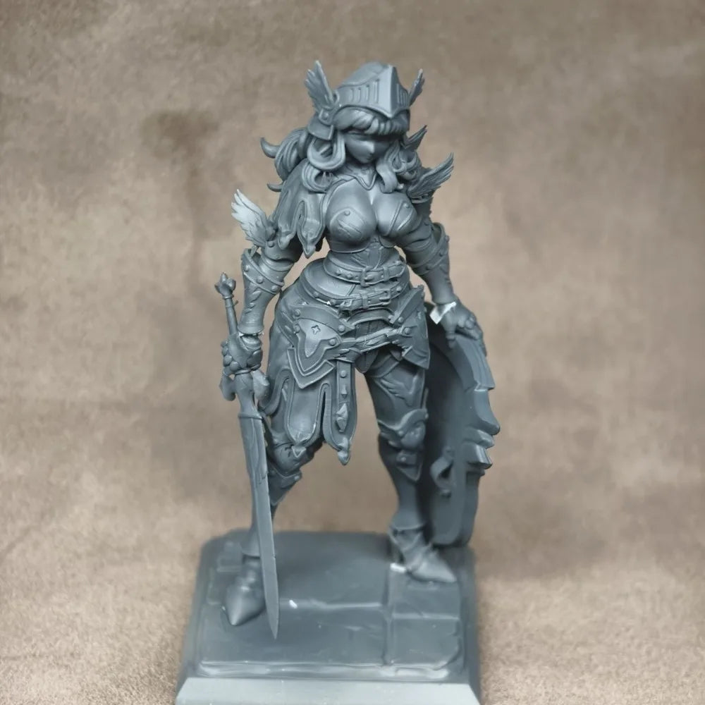 1/24 Medieval Female Knights, 5 Figures, Resin Model Figure Kit, Unassembled and Unpainted