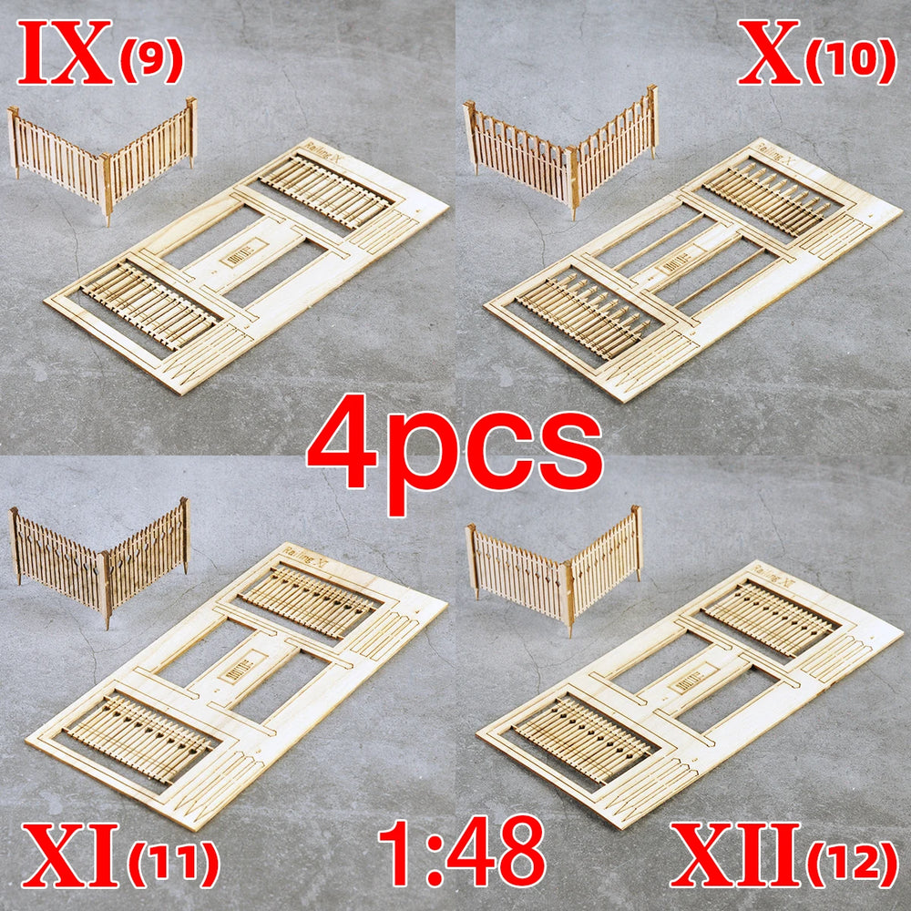 1/35 WWII Hedge Fence & Corral, Resin Model Terrain Kit, Unpainted