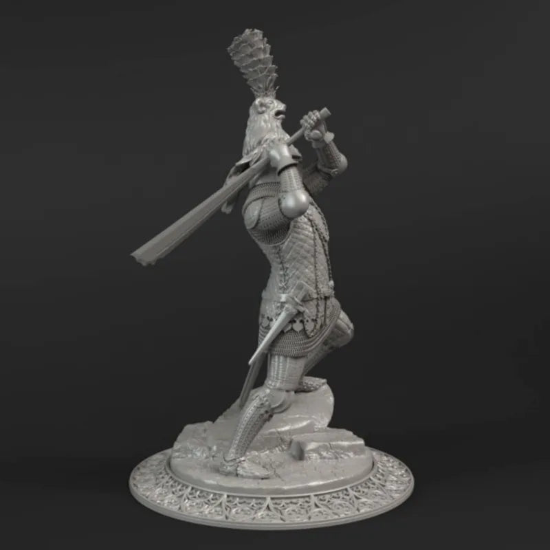 1/24 Medieval 14th Century Cavalier, 3 Figures, Resin Model Diorama Kit, Unassembled and Unpainted