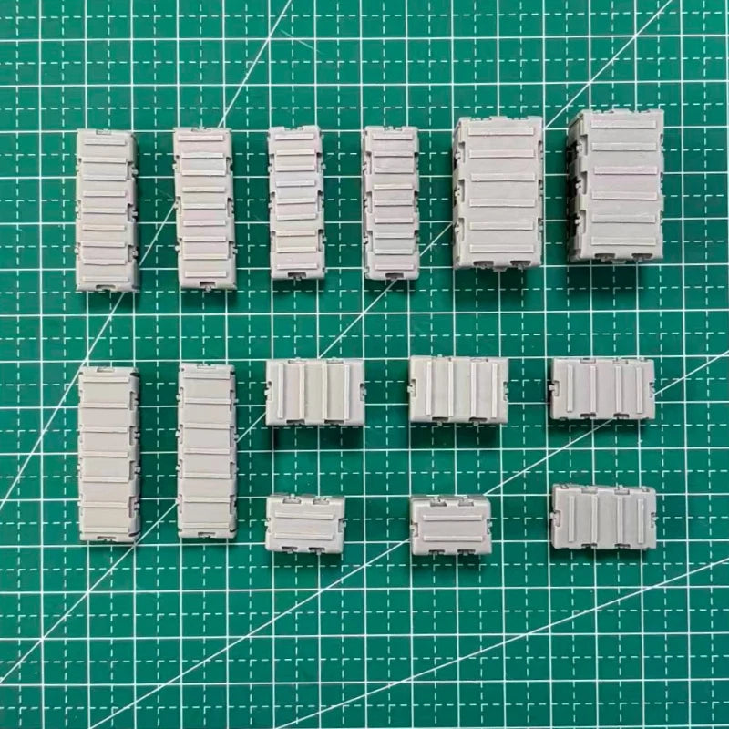 1/35 Modern Stacked Ammunition Boxes & Storage Crates, Resin Model Accessory Kit, Unpainted