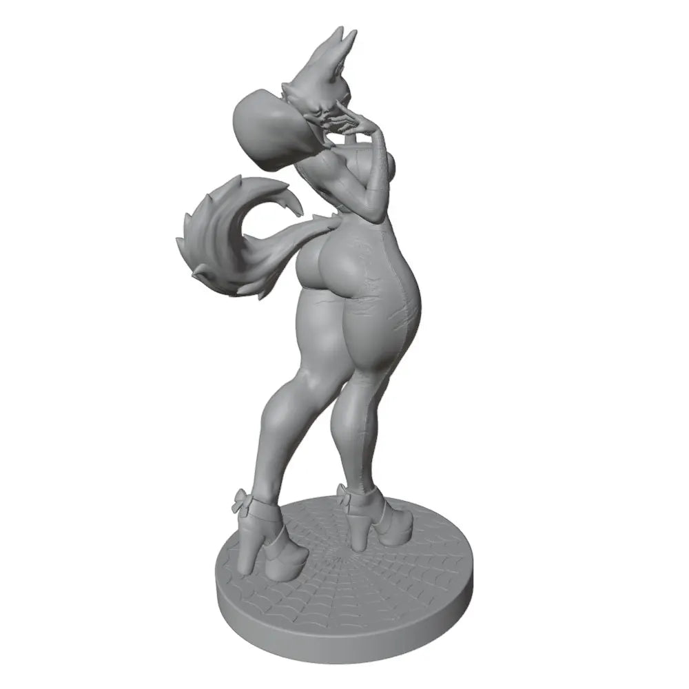 1/24 Fox Character, Resin Model Figure Kit, Anime Theme, Unassembled and Unpainted