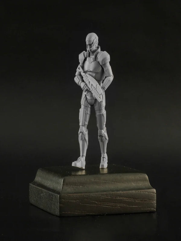 1/32 Soldier, Resin Model Figure Kit, Sci-Fi Theme, Unassembled and Unpainted