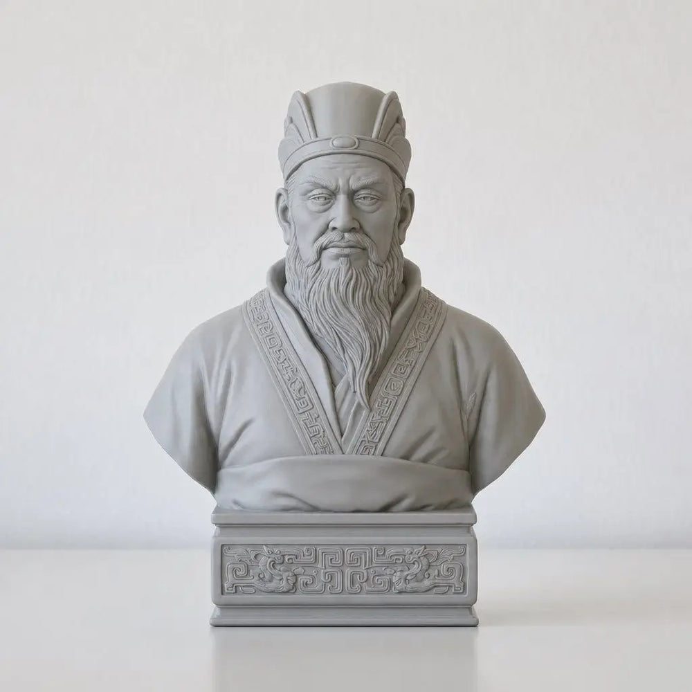 Ancient Chinese Legalist Philosophers, 5 Figures, Resin Model Bust Kit, Unassembled and Unpainted