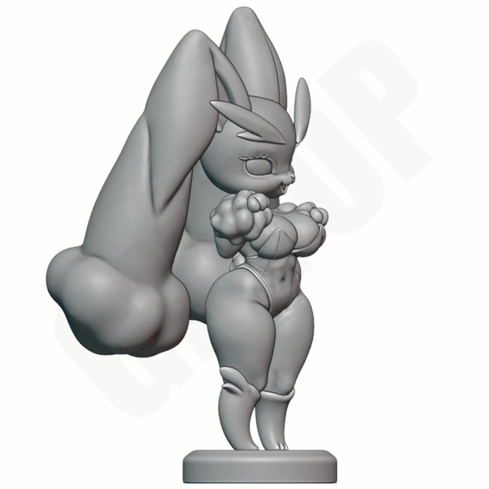 1/24 Starry Dream Bunny, Resin Model Figure Kit, Anime Theme, Unassembled and Unpainted