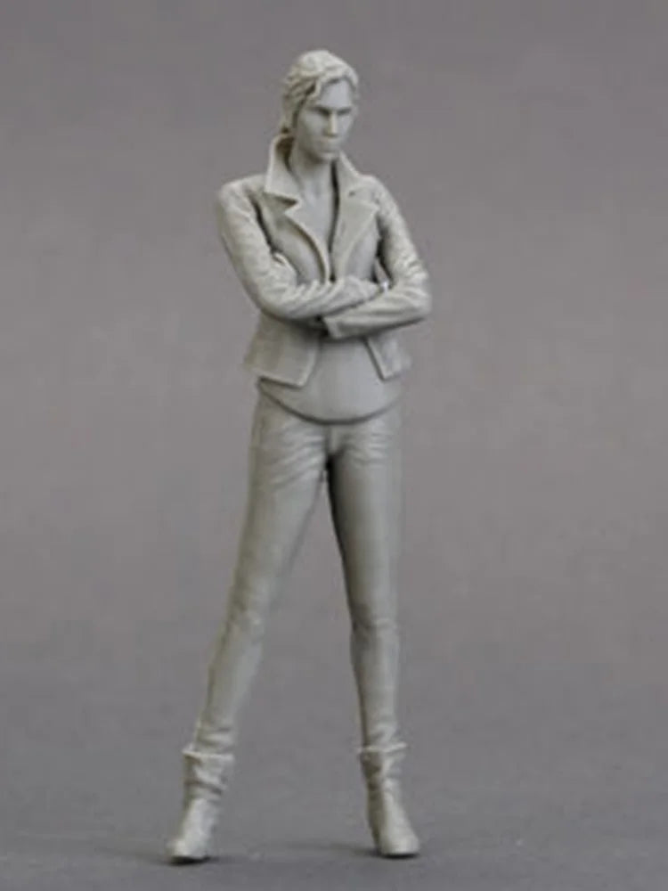 1/18 Modern Businesswoman, Resin Model Figure Kit, Historical Theme, Unassembled and Unpainted