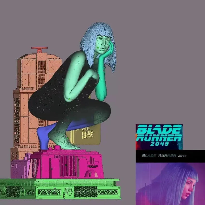 Cyberpunk Female Assassin — 1/24 Resin Figure