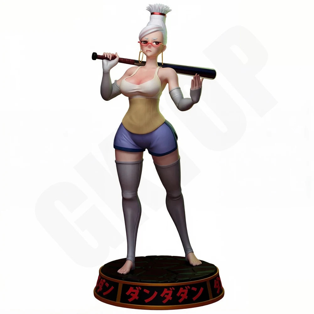 1/24 Warrior Girl with Launcher, Resin Model Figure Kit, Anime Theme, Unassembled and Unpainted