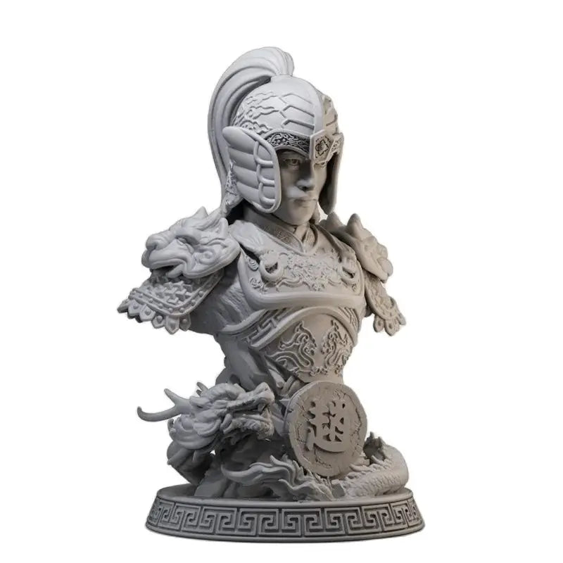 1/10 Ancient Three Kingdoms Generals, 6 Figures, Resin Model Bust Kit, Unassembled and Unpainted