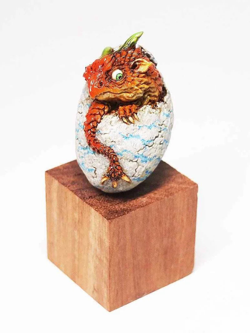 Dragon Hatching from Egg, Resin Model Figure Kit, Fantasy Theme, Unassembled and Unpainted