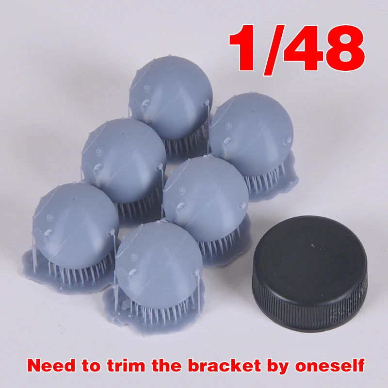 1/35 Modern Naval Mines, Resin Model Accessory Kit, Unpainted