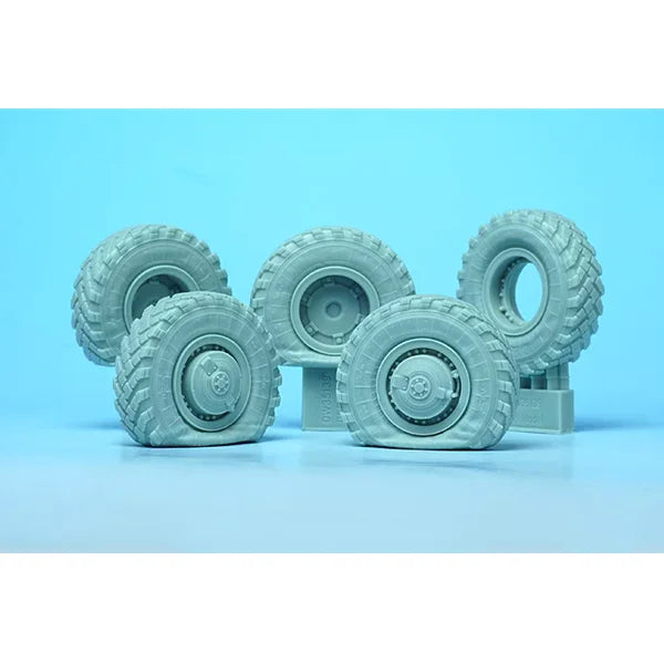 1/35 Modern Gaz-Tiger Replacement Wheels, Resin Model Accessory Kit, Unpainted