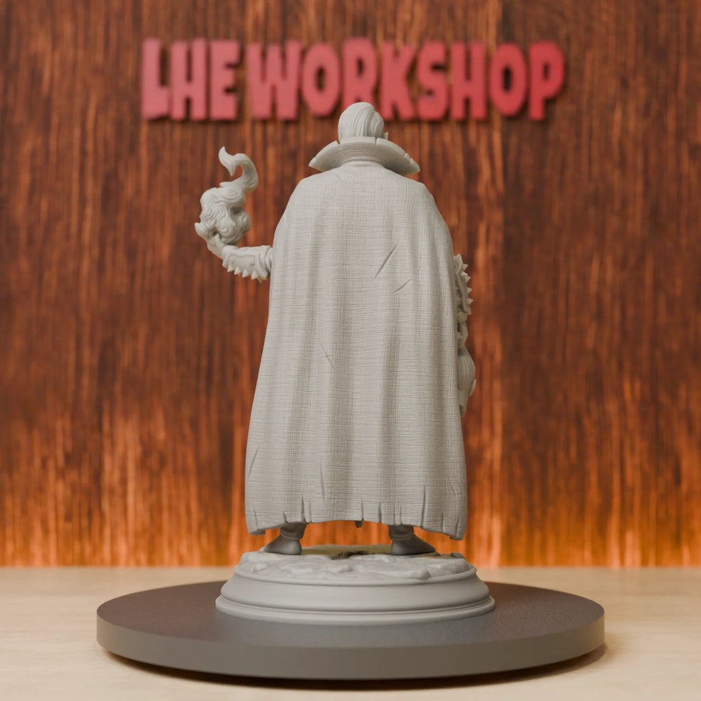 75mm Elf Blood Warlock, Resin Model Figure Kit, Fantasy Theme, Unassembled and Unpainted