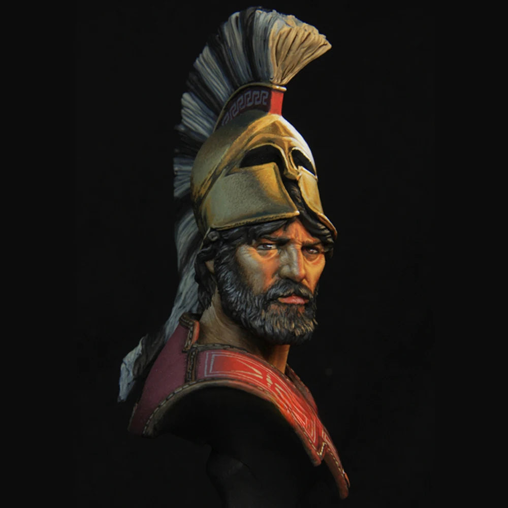 1/10 Ancient Greek Hoplite, 2 Figures, Resin Model Bust Kit, Unassembled and Unpainted