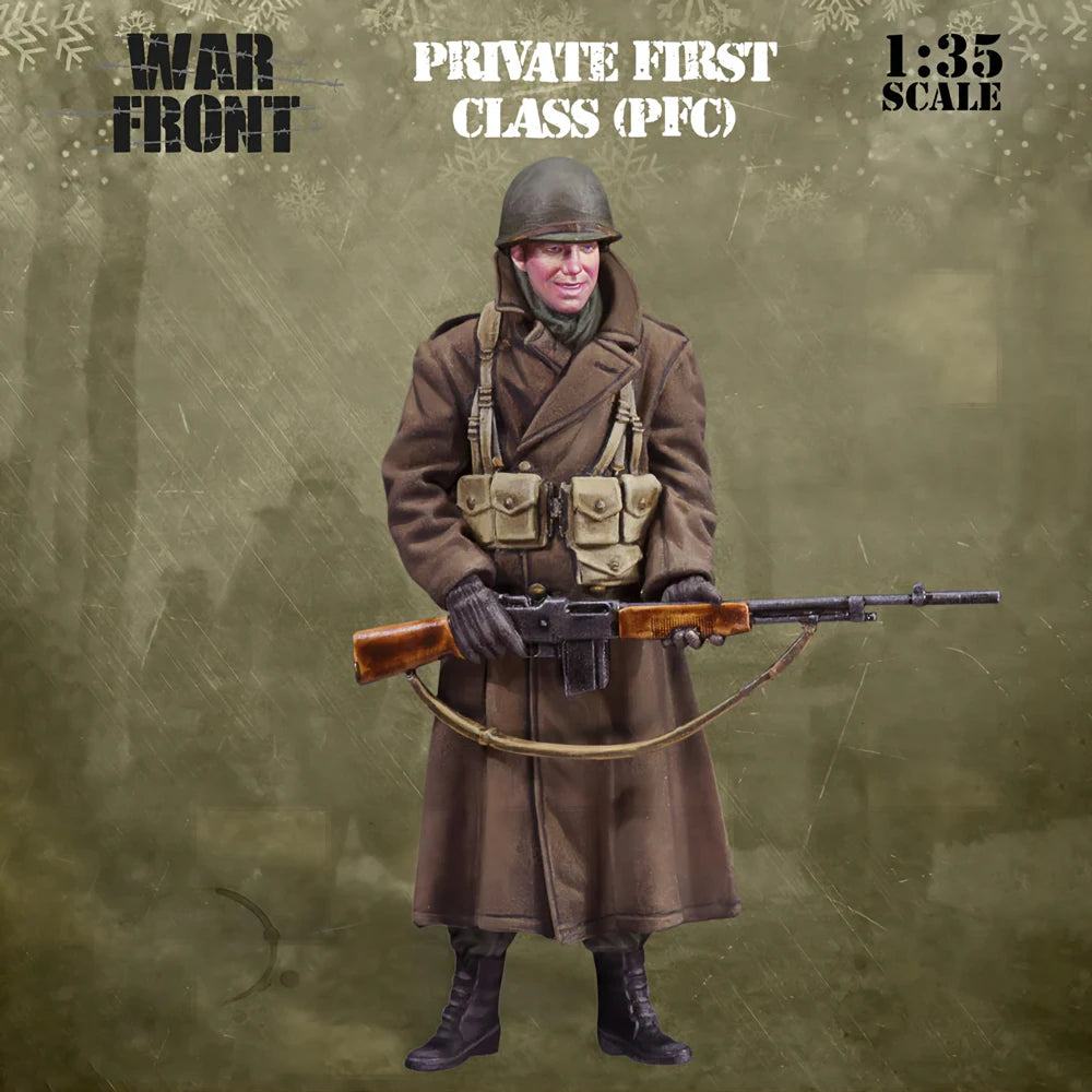 1/35 WWII German & Allied Soldiers Scene, 4 Figures, Resin Model Figure Kit, Unassembled and Unpainted