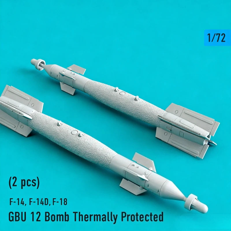 1/72 Modern GBU-12 Paveway II Guided Missile, Resin Model Aircraft Kit, Unassembled and Unpainted