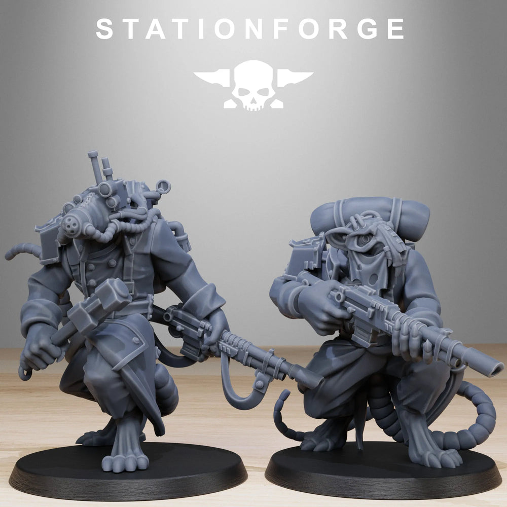 28mm Chaos Daemons & Cultists Set, 10 Figures, Resin Model Figure Kit, Fantasy Theme, Unassembled and Unpainted