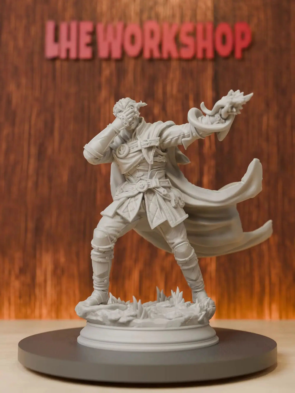 75mm Half-Elf Warlock, Resin Model Figure Kit, Fantasy Theme, Unassembled and Unpainted