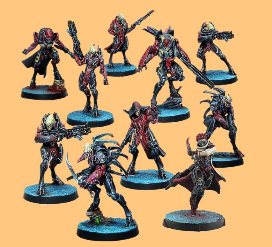 Modern Special Operations Team, 10 Figures, Resin Model Figure Kit, Unassembled and Unpainted