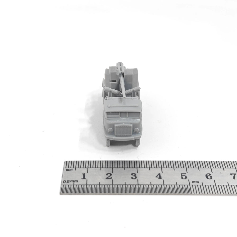 1/144 WWII Italian Breda 51/52 SPG, Resin Model Vehicle Kit, Unassembled and Unpainted