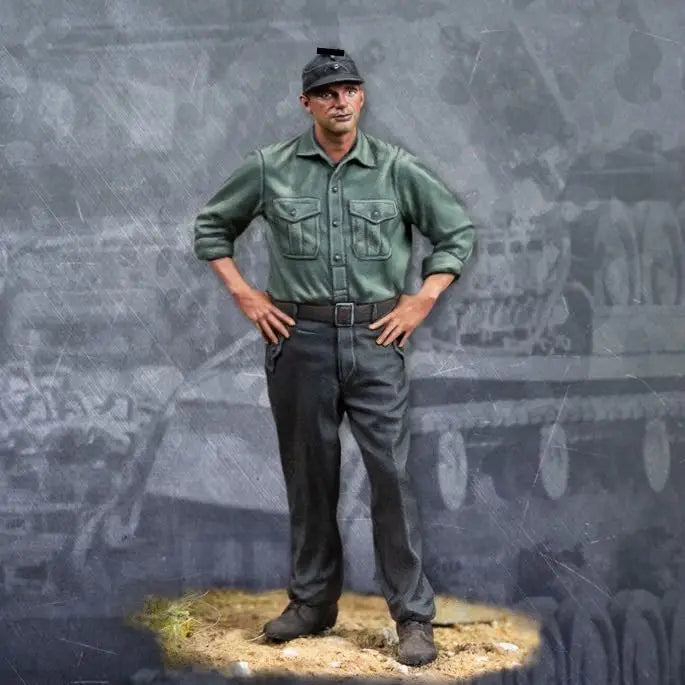 1/35 WWII US Army Officer, Resin Model Figure Kit, Unassembled and Unpainted