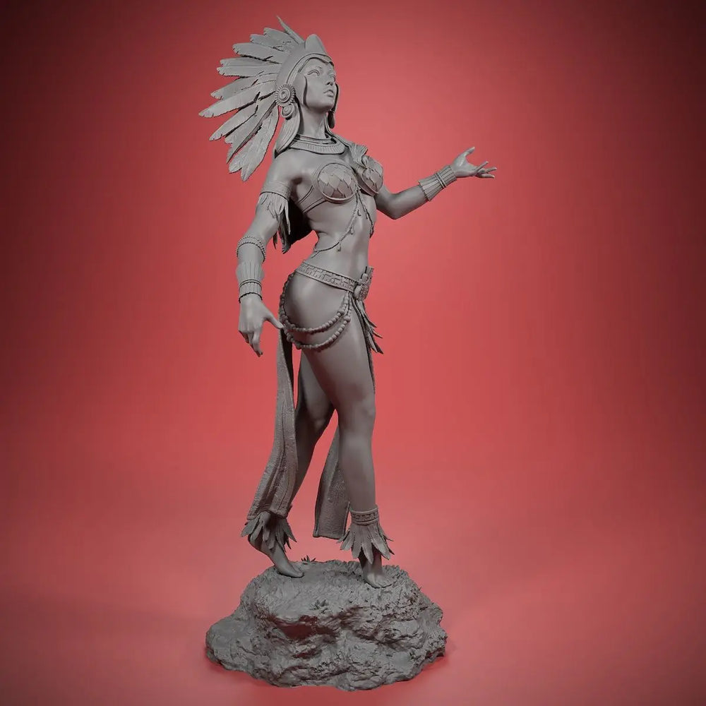 78mm Goddess, Resin Model Figure Kit, Fantasy Theme, Unassembled and Unpainted