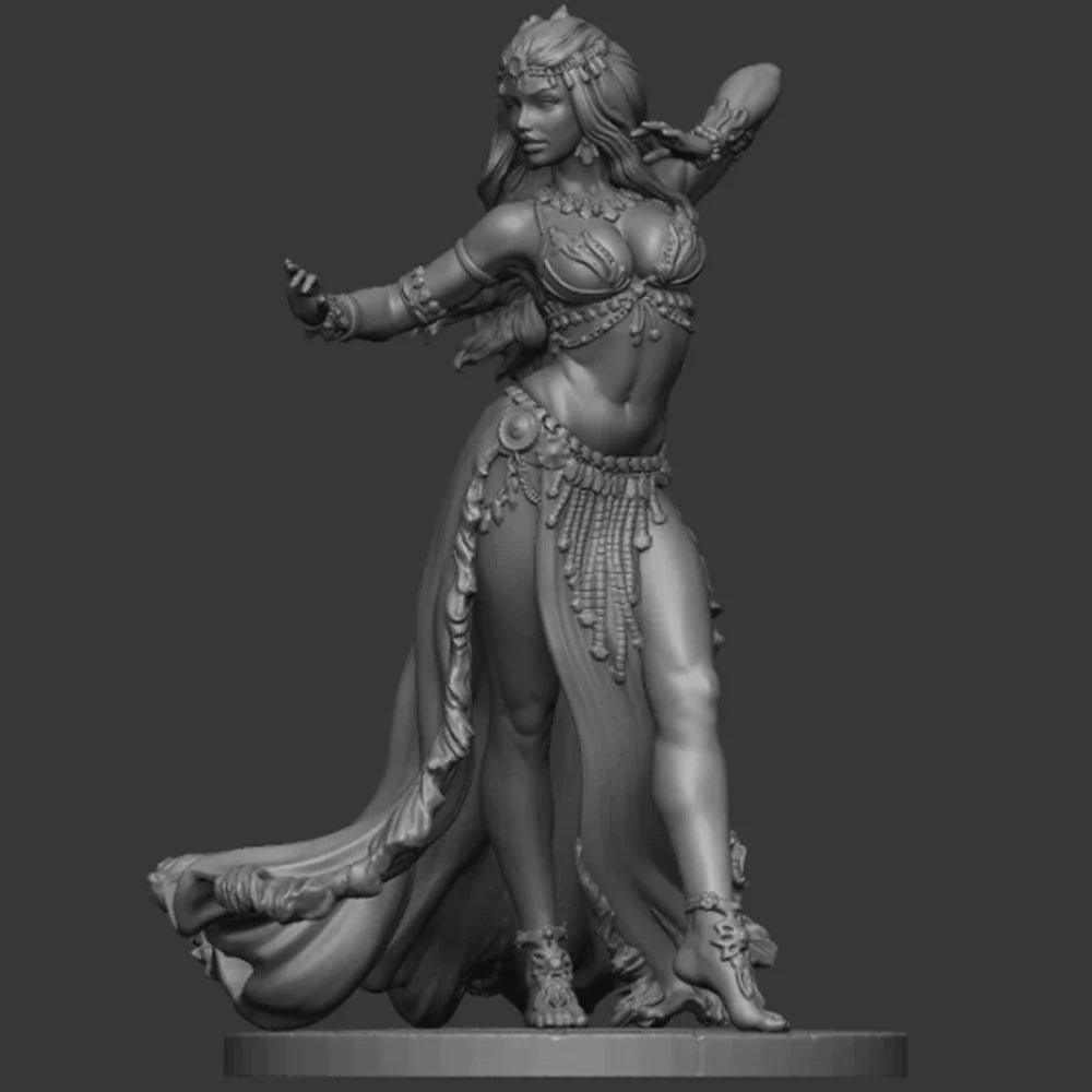 1/24 Dancing Girl, Resin Model Figure Kit, Unassembled and Unpainted