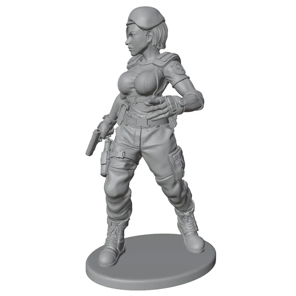 1/24 Modern Tactical Operator with Sidearm, Resin Model Figure Kit, Unassembled and Unpainted
