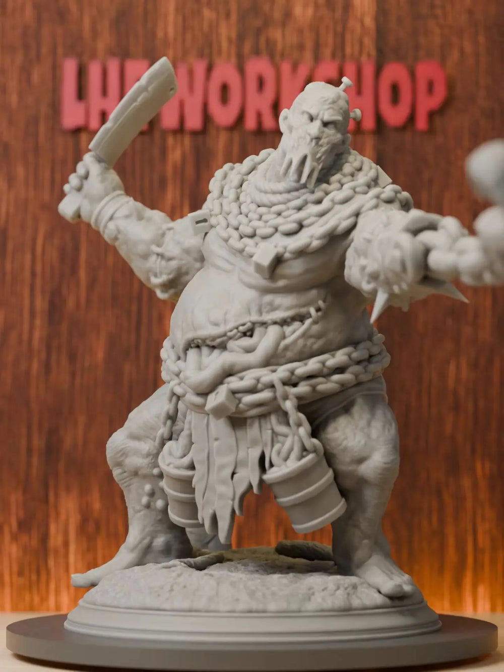 38mm Flesh Golem, Resin Model Figure Kit, Fantasy Theme, Unassembled and Unpainted