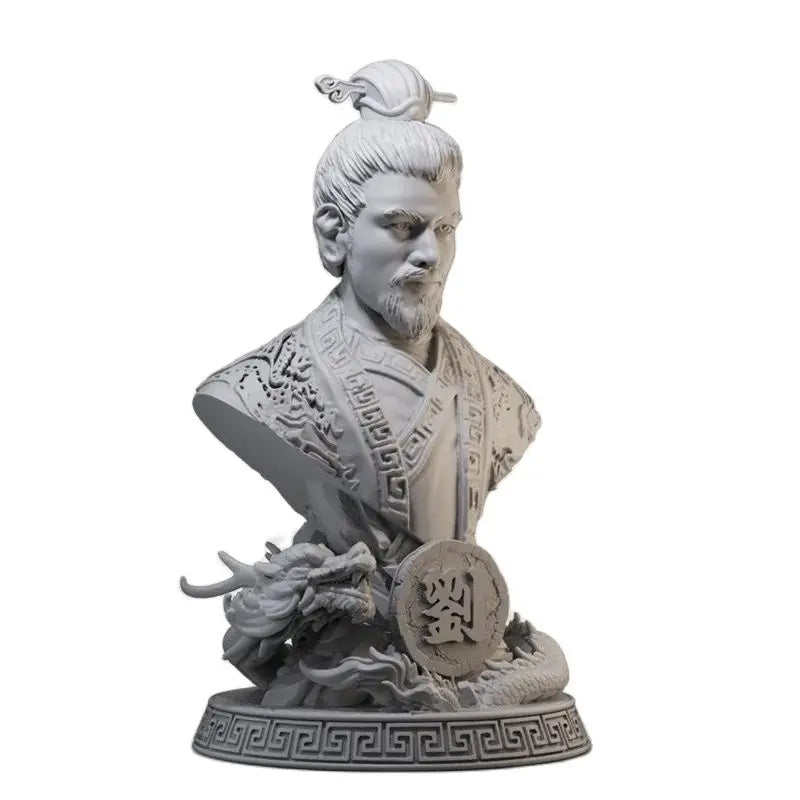 1/10 Ancient Three Kingdoms Generals, 6 Figures, Resin Model Bust Kit, Unassembled and Unpainted