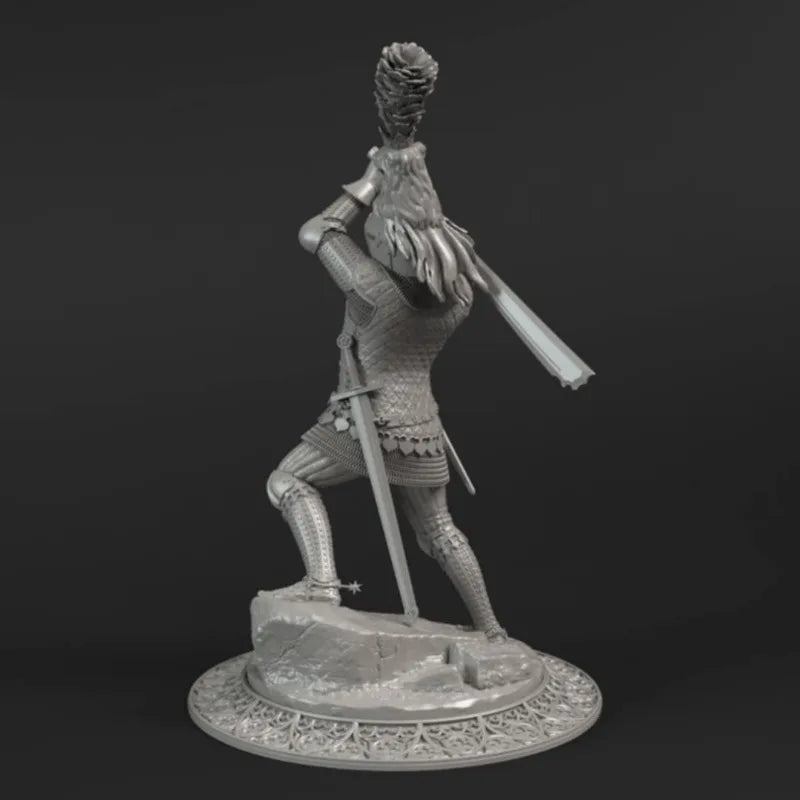 1/24 Medieval 14th Century Cavalier, 3 Figures, Resin Model Diorama Kit, Unassembled and Unpainted