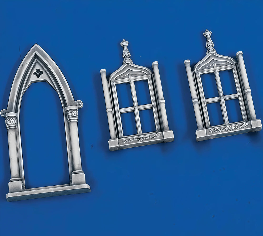 1/35 Medieval Church Architecture, Resin Model Diorama Kit, Unassembled and Unpainted