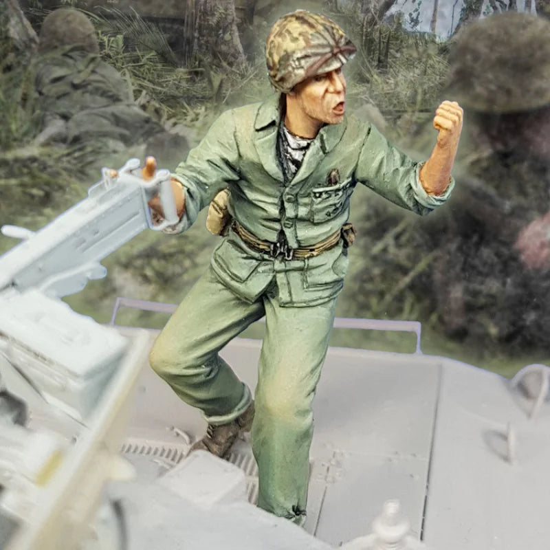 1/35 WWII US Marine Corps, Resin Model Figure Kit, Unassembled and Unpainted