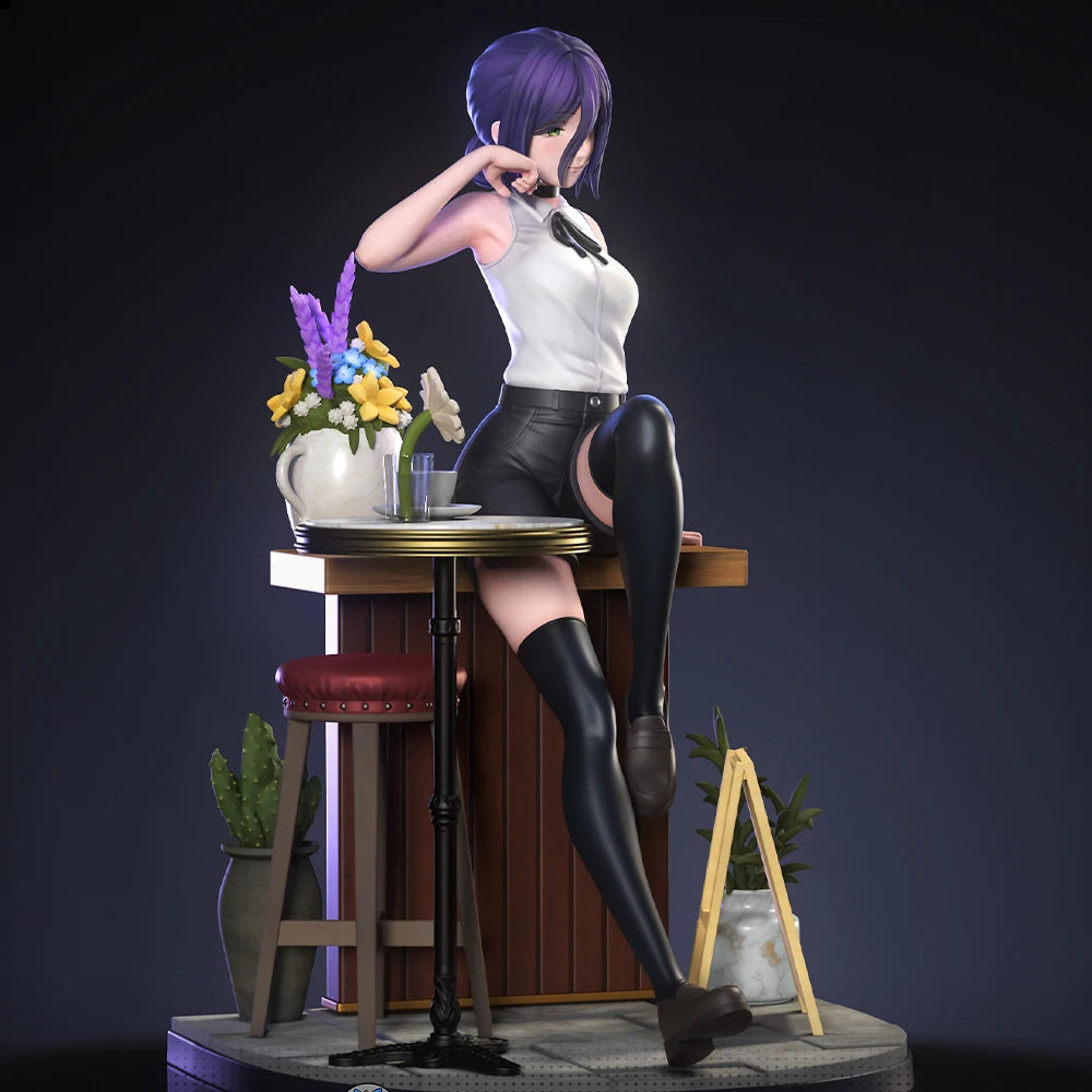 1/24 Girl Modern Interior, Resin Model Diorama Kit, Anime Theme, Unassembled and Unpainted