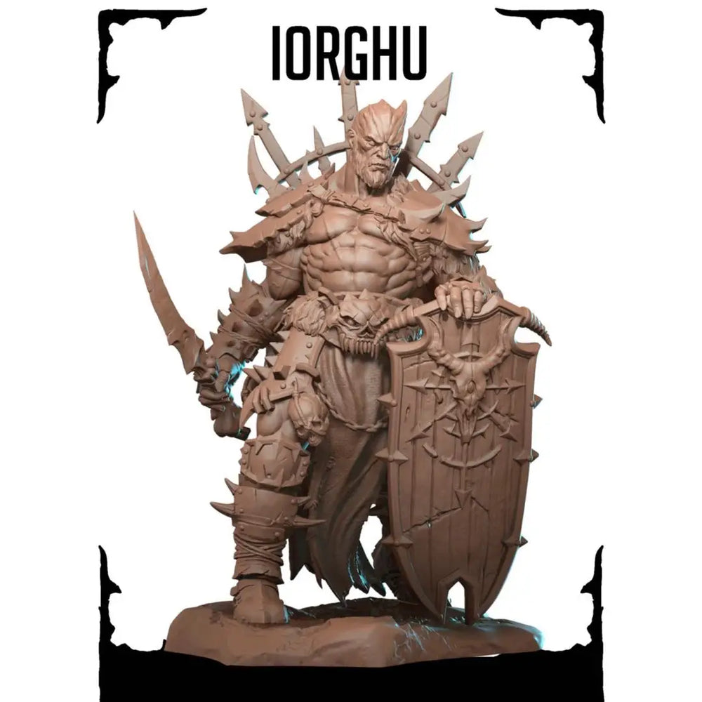 1/24 Demon Warrior, 4 Figures, Resin Model Figure Kit, Fantasy Theme, Unassembled and Unpainted