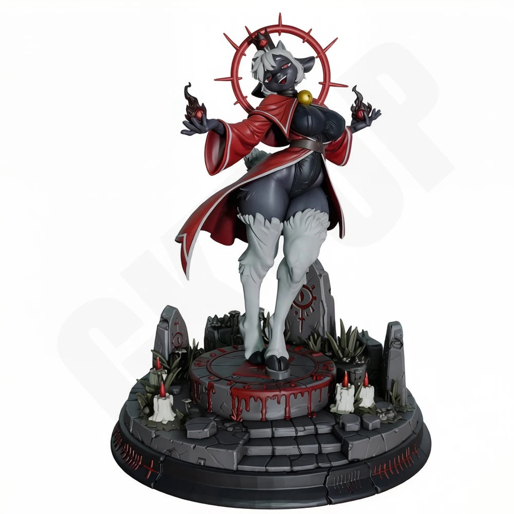 1/24 Cult Leader Anthro Lamb, Resin Model Figure Kit, Fantasy Theme, Unassembled and Unpainted