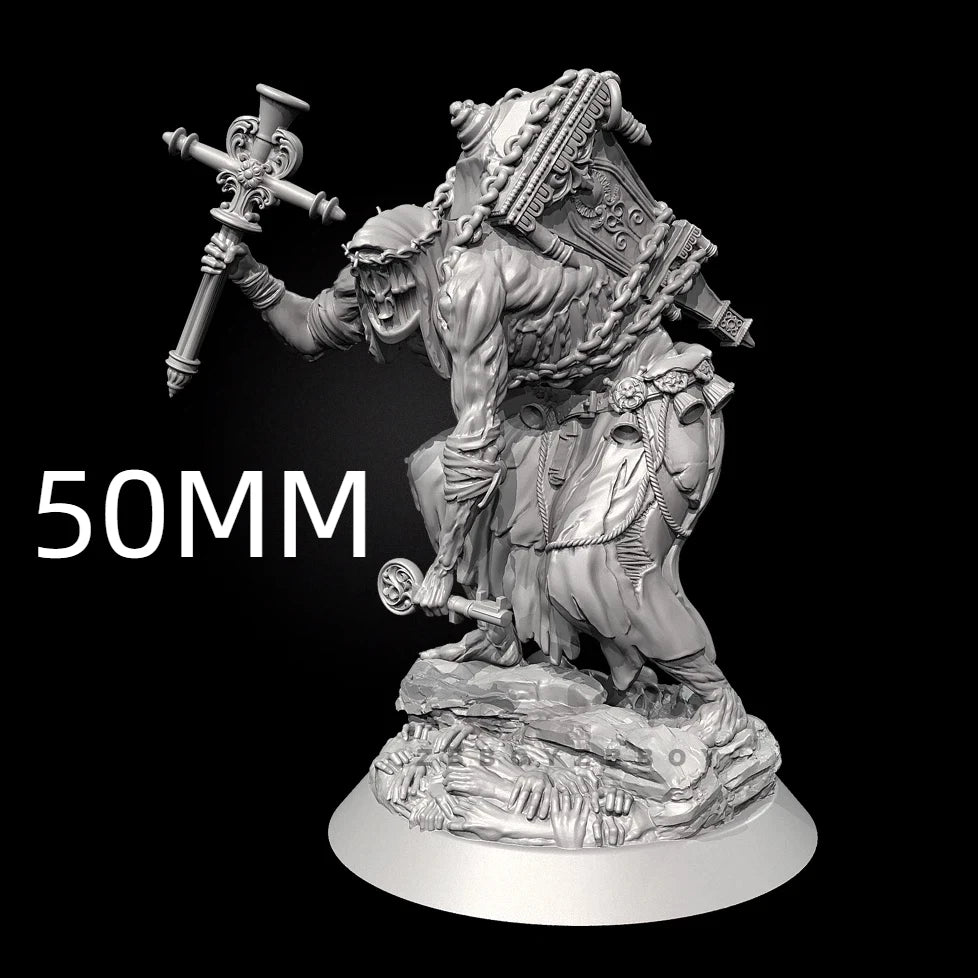 50mm Guardian of the Undead, Resin Model Figure Kit, Fantasy Theme, Unassembled and Unpainted