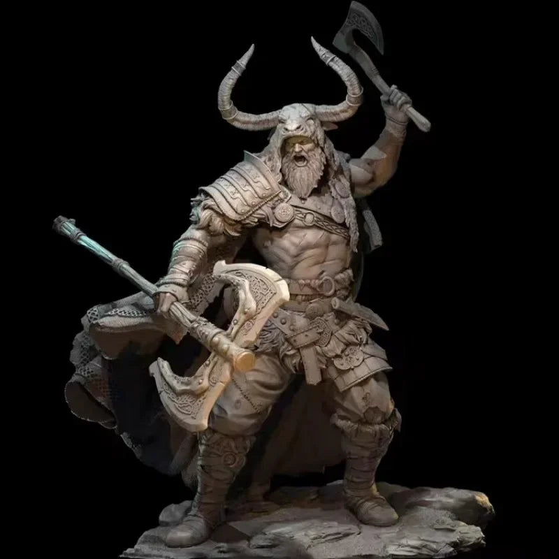 1/24 Medieval Viking God of War, Resin Model Figure Kit, Unassembled and Unpainted