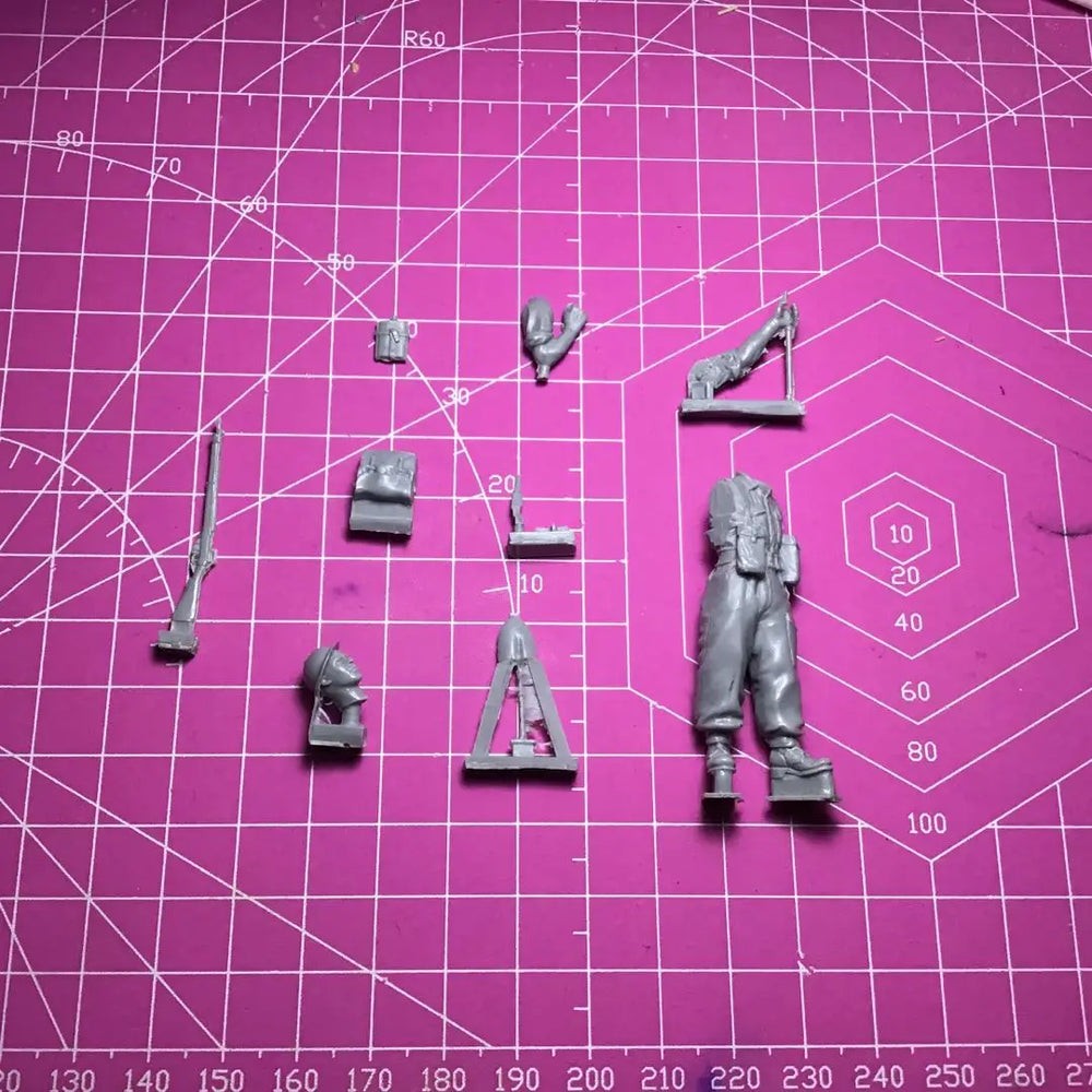 1/35 WWI British Infantry, 5 Figures, Resin Model Figure Kit, Unassembled and Unpainted