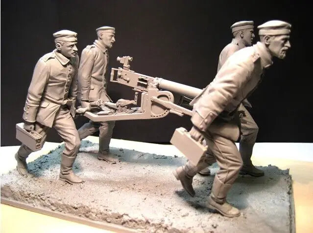 1/16 WWI Trench Scene, 11 Figures, Resin Model Diorama Kit, Unassembled and Unpainted