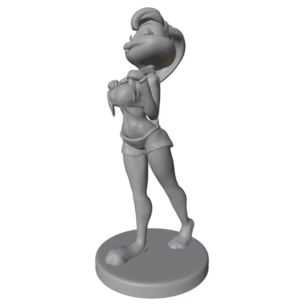 75mm Elf Female Character, Resin Model Figure Kit, Anime Theme, Unassembled and Unpainted