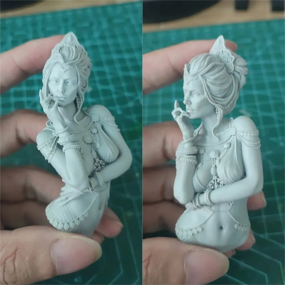 1/10 Goddesses, 3 Figures, Resin Model Bust Kit, Fantasy Theme, Unassembled and Unpainted
