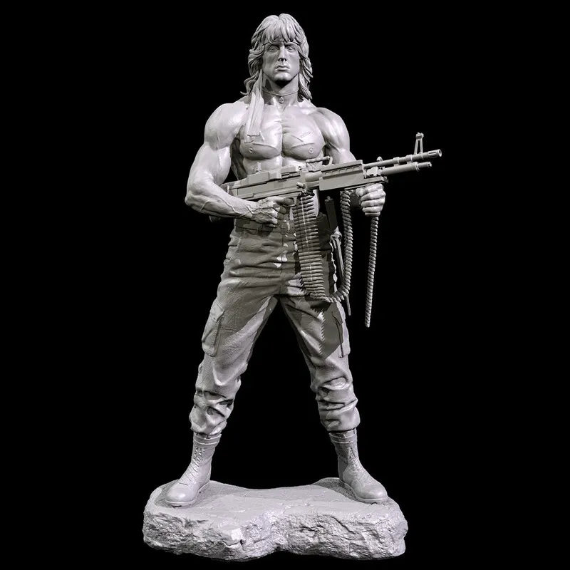 38mm Modern Tactical Operator, Resin Model Figure Kit, Unassembled and Unpainted