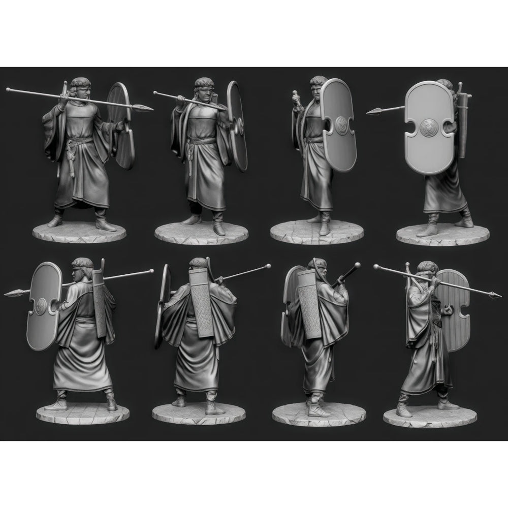 1/24 Ancient Persian Immortal, Resin Model Figure Kit, Unassembled and Unpainted