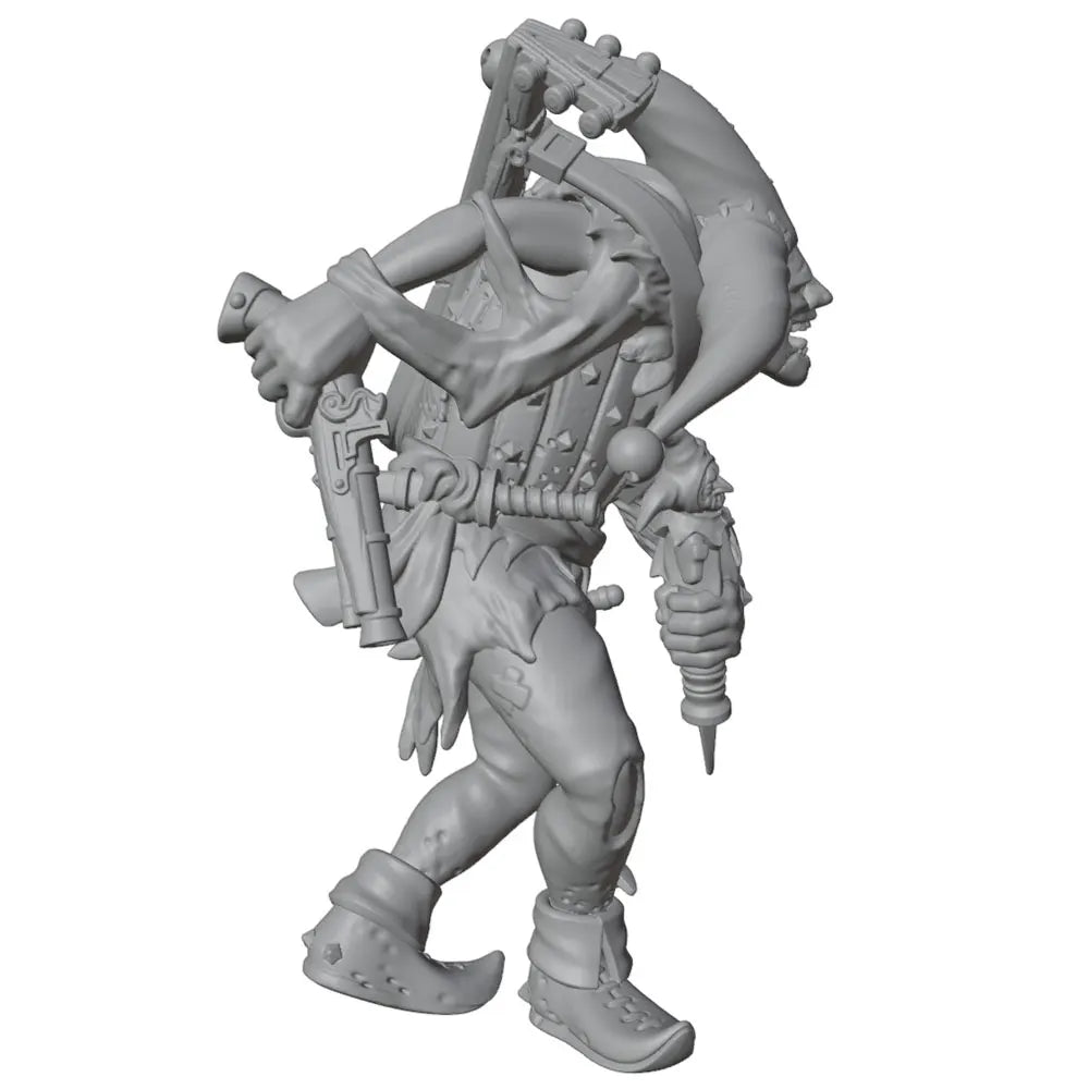 75mm Circus Clown, Resin Model Figure Kit, Unassembled and Unpainted
