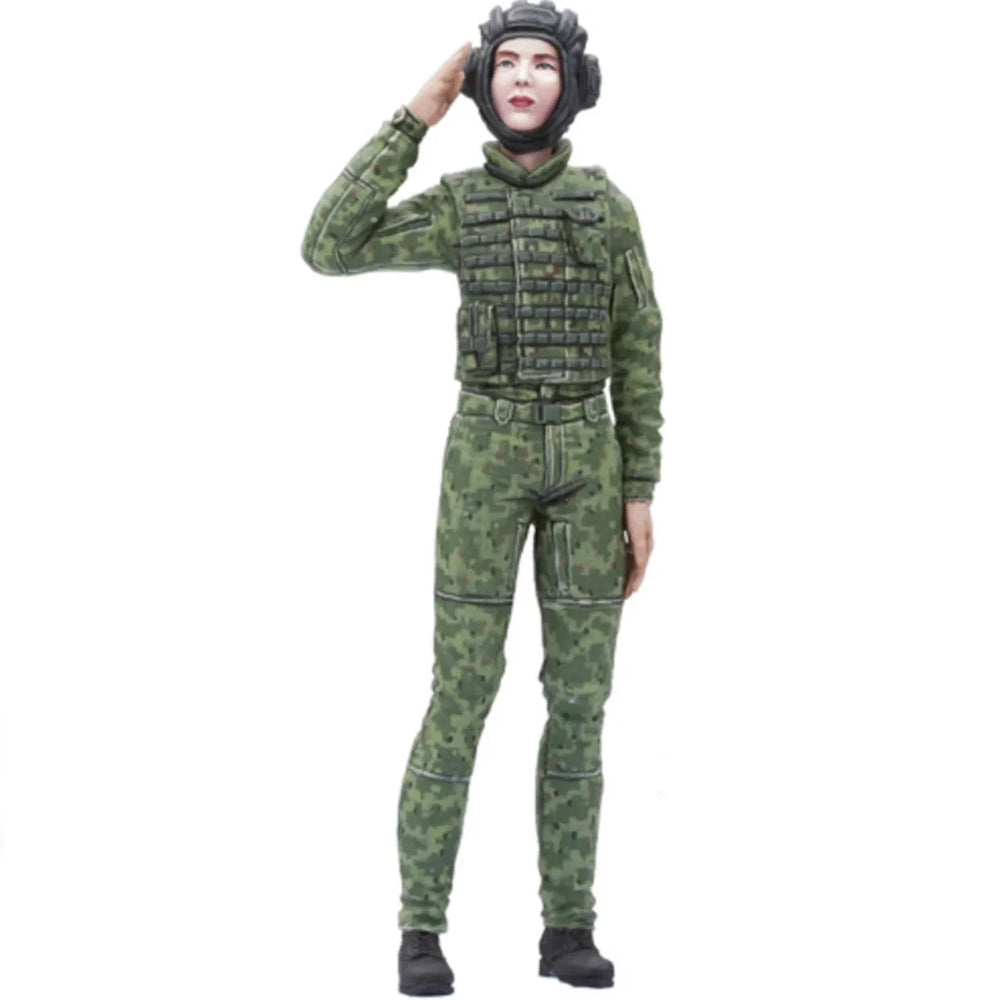 1/16 Modern Russian Tank Commander, Resin Model Figure Kit, Unassembled and Unpainted
