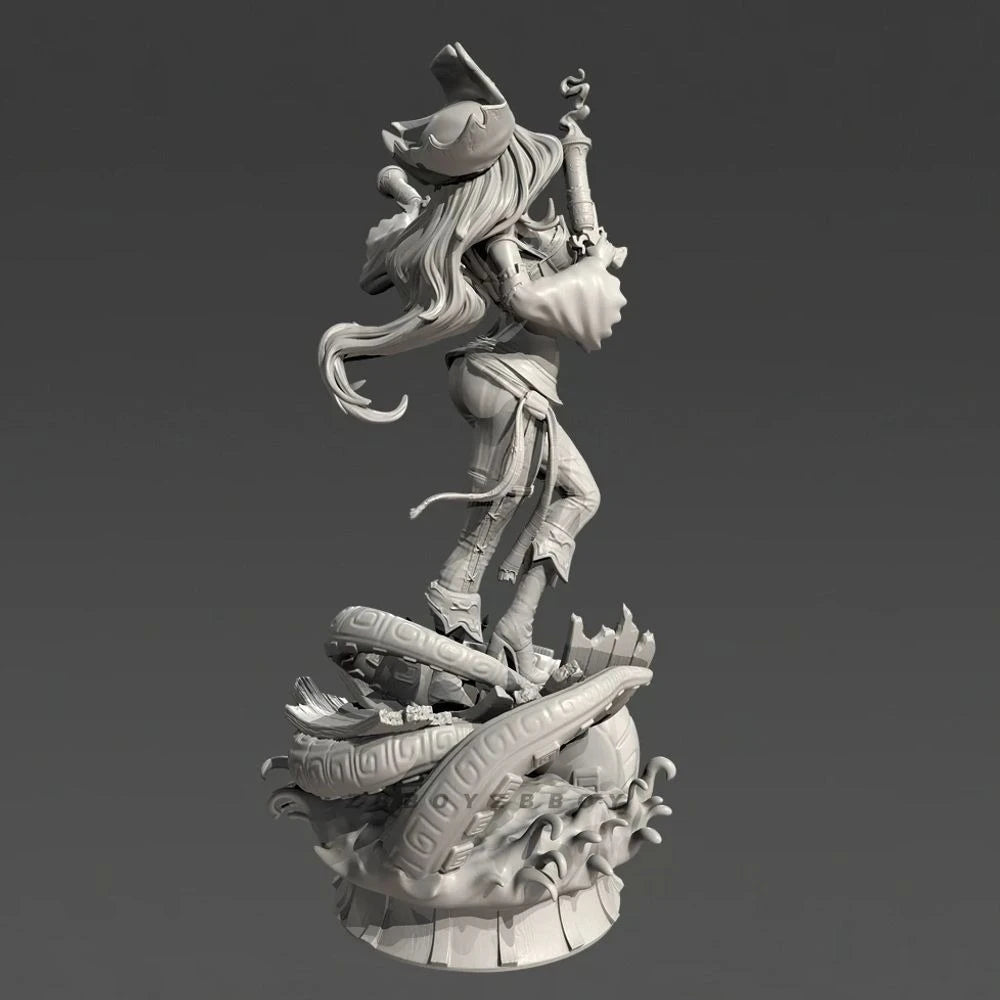 110mm Bounty Hunter, Resin Model Figure Kit, Fantasy Theme, Unassembled and Unpainted