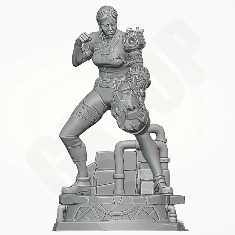 1/24 Gir Warrior, Resin Model Figure Kit, Sci-Fi Theme, Unassembled and Unpainted