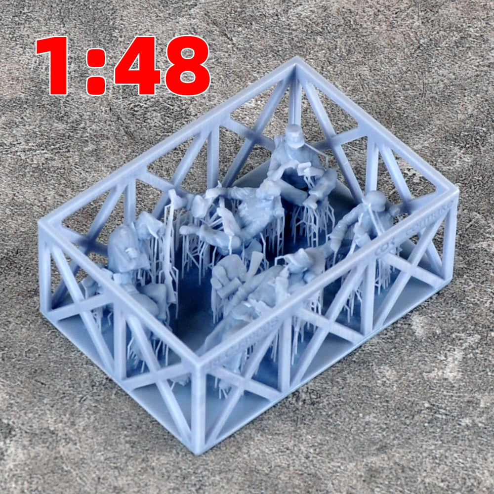 1/35 Modern Military Soldiers Resting, 5 Figures, Resin Model Figure Kit, Unassembled and Unpainted