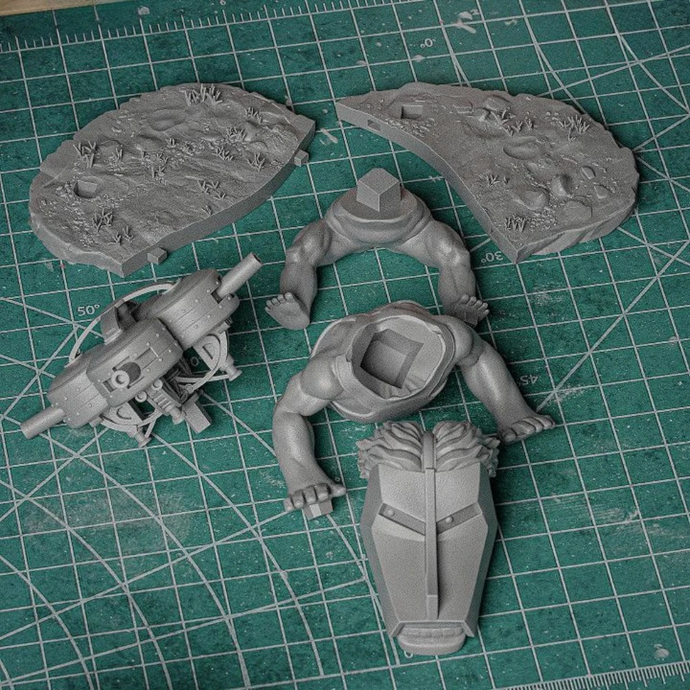 Mechanical Beast, Resin Model Creature Kit, Sci-Fi Theme, Unassembled and Unpainted